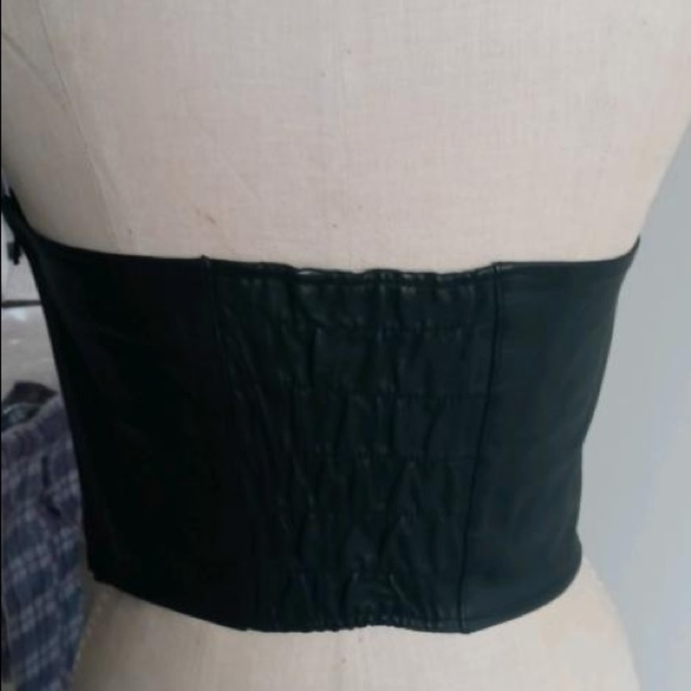 Leather top